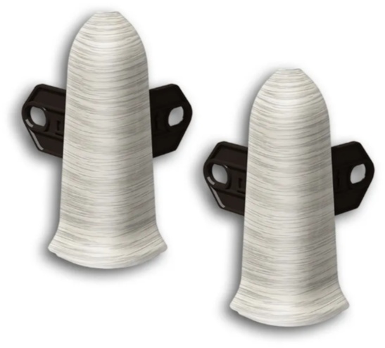 Угол нар. IDEAL КЛАССИК/70мм/Ясень белый №252/20/, компл - артикул K0000237248