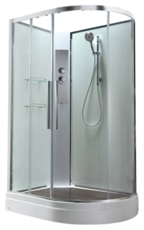 Душевая кабина EM2811LNT без крыши прозрачная 110*80*208 - артикул K0000262435