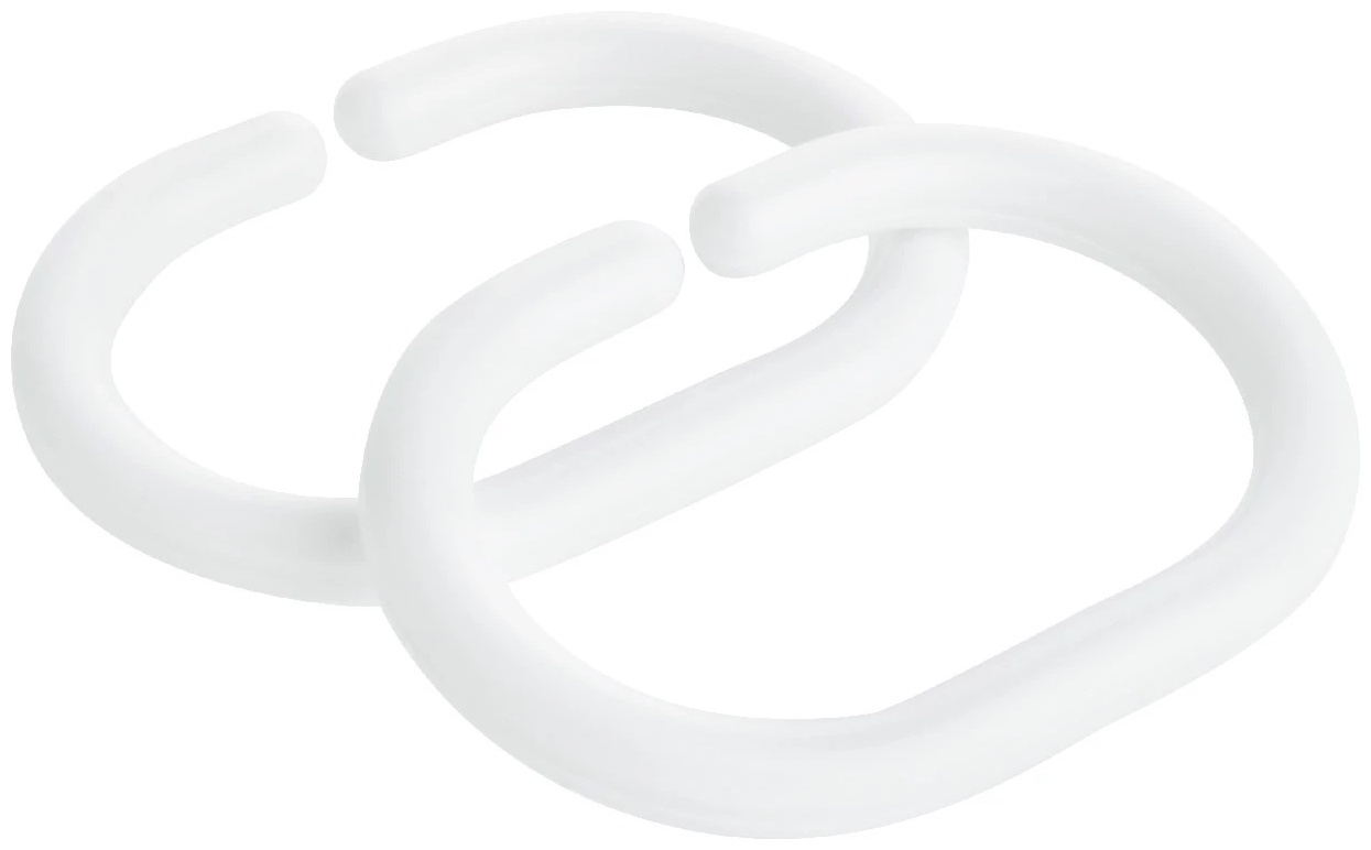 Кольца для шторки FIXSEN 12 шт, белые FX-1000A - артикул K0000171071