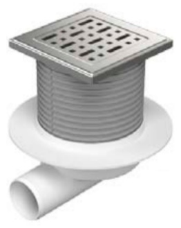 Трап точечный для пола, боковой слив MCH F1425NXL - артикул K0000262083