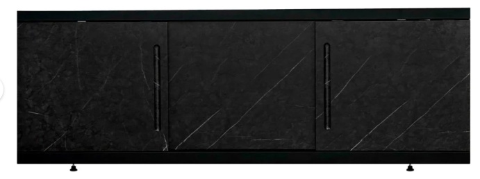 Экран под ванну МДФ Alt Black 1,6 чёрный мрамор - артикул K0000230600