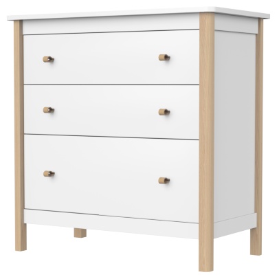 Комод Classic 3 ящика (белый) - артикул K0000317525