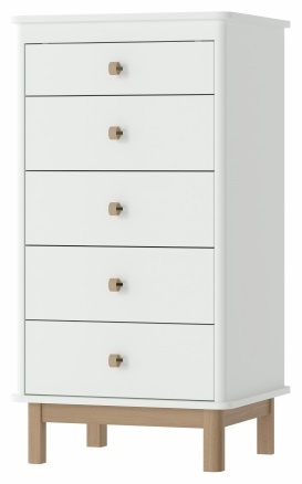 Комод Classic 5 ящиков (белый) - артикул K0000317550