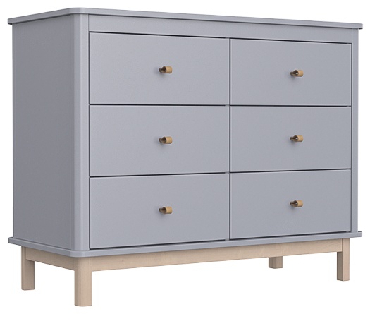 Комод Classic 6 ящиков (серый) - артикул K0000317555