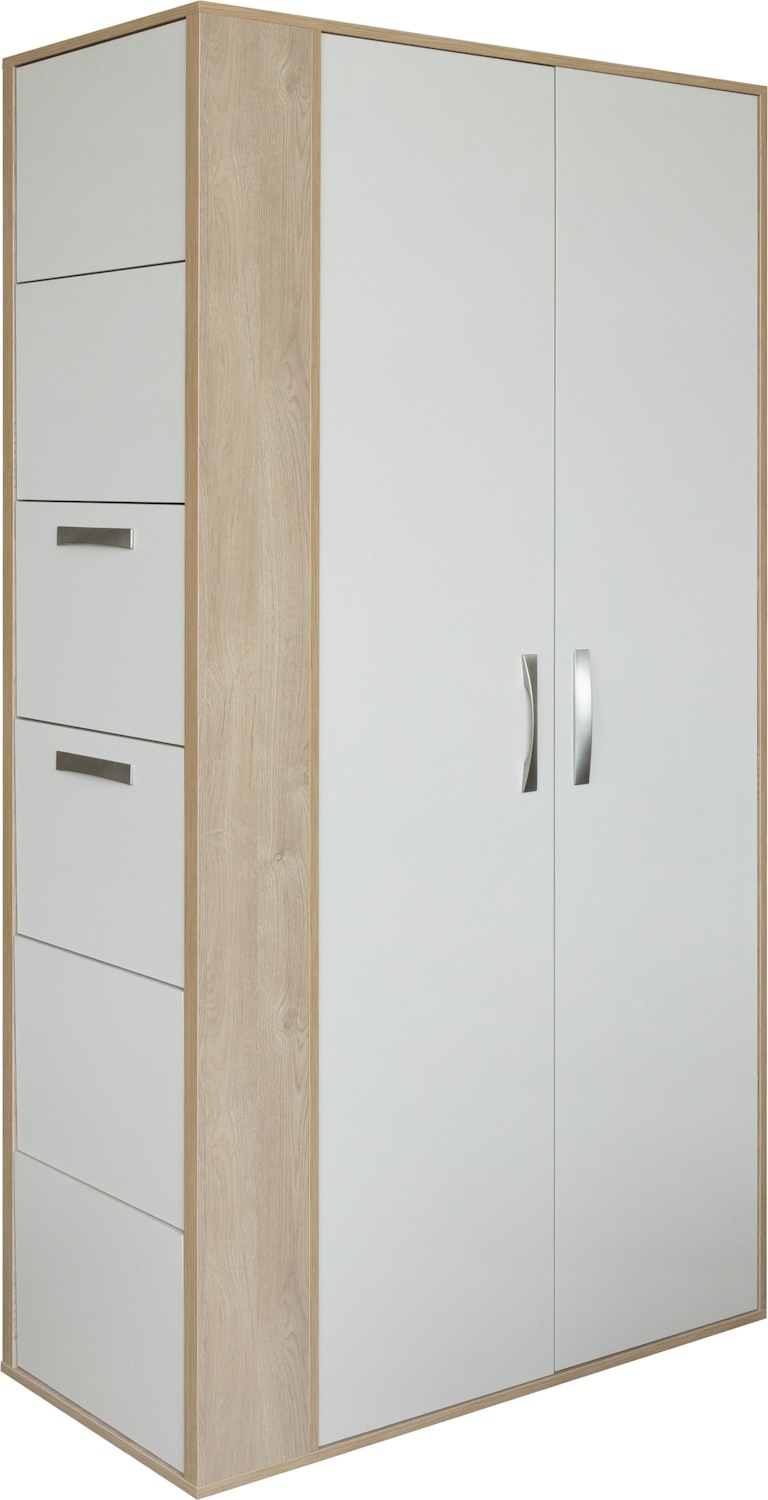 Акцент ПР Шкаф комбинированный П3.595.3.05 Цвет: Персидский жемчуг + Дуб Мадуро  Фабрика: Пинскдрев - артикул K0000318780