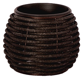 Вазон плетеный DeckWOOD 420*540мм/20л (черный) БОЧОНОК - артикул K0000318965