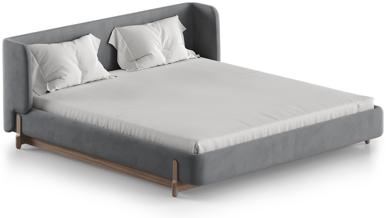 Кровать Basic спальное место 180*200 см (серый, антивандальная) - артикул K0000317090