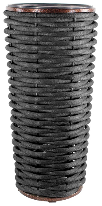 Вазон плетеный DeckWOOD 810*440 мм/20л (черный) - артикул K0000318963