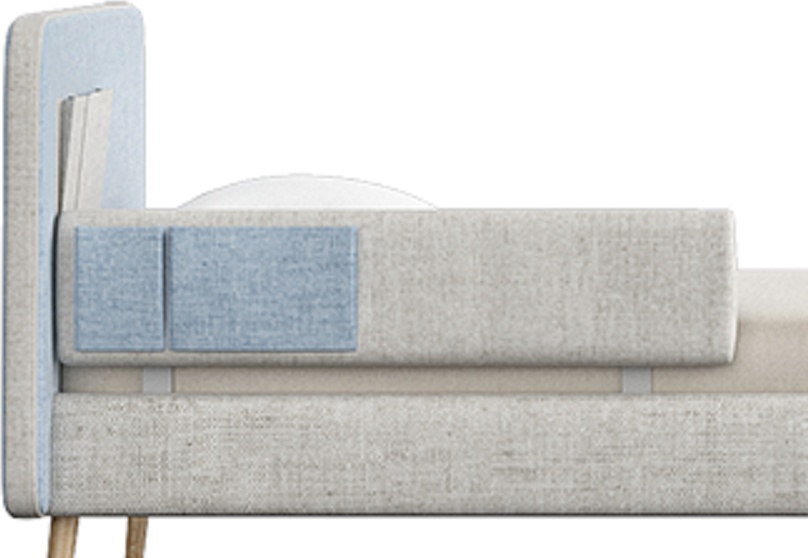 Защитный бортик Soft (бежевый/голубой) - артикул K0000317910