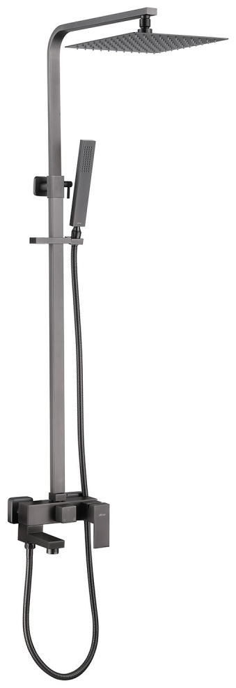 Душевая стойка ABBER Daheim AF8216NGL с изливом, никель - артикул K0000319923