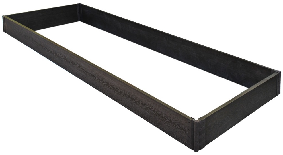 Грядка 3*1 м  высота 22,5 см (венге) доски ДПК+стяжка +4 шарнира - артикул K0000319214