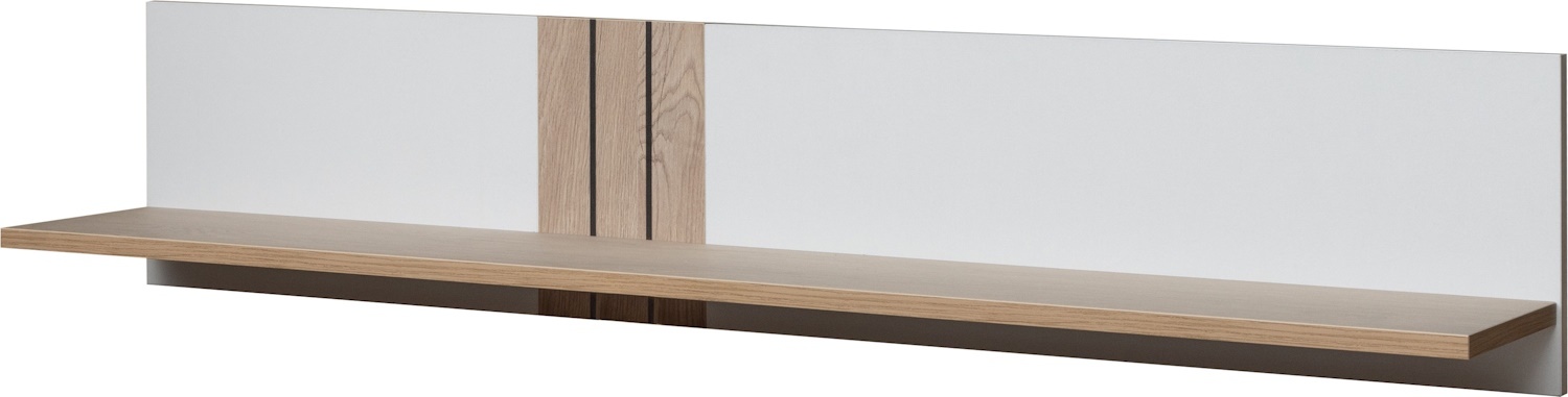 Ардо Полка навесная  П3.598.0.04 Цвет: Белый-Дуб Мадура Фабрика: Пинскдрев - артикул K0000318902