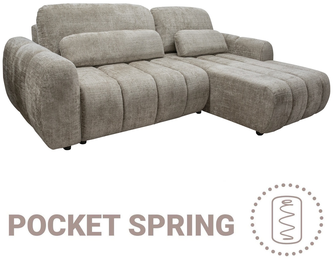 Баббл ДУ 2ML8MR Ткань:30227(1)(серо-беж)19 гр Фабрика: Пинскдрев - артикул K0000318545