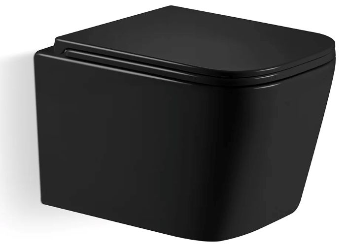 GUDZON 485 MB Унитаз подвесной. Черный матовый. - артикул K0000323814