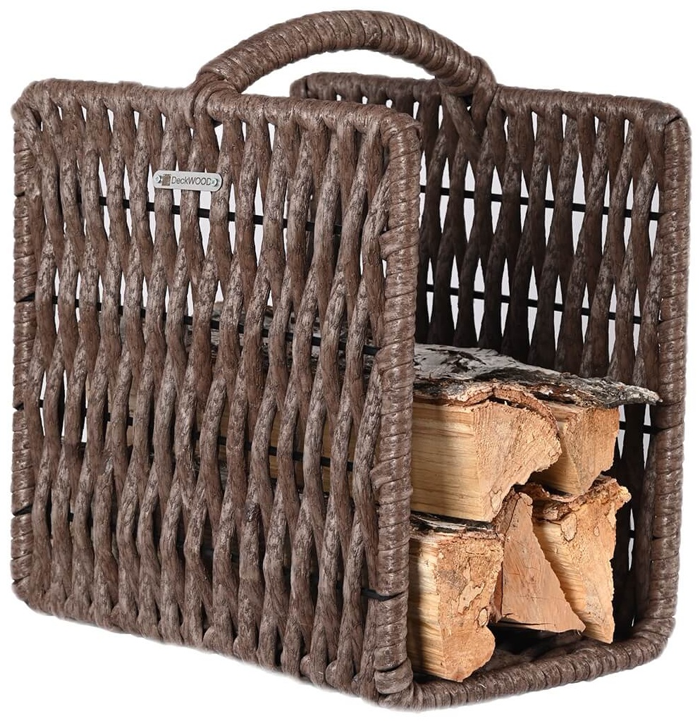 Корзина-дровница прямоугольная DeckWOOD (цв.коричневый) - артикул K0000319006
