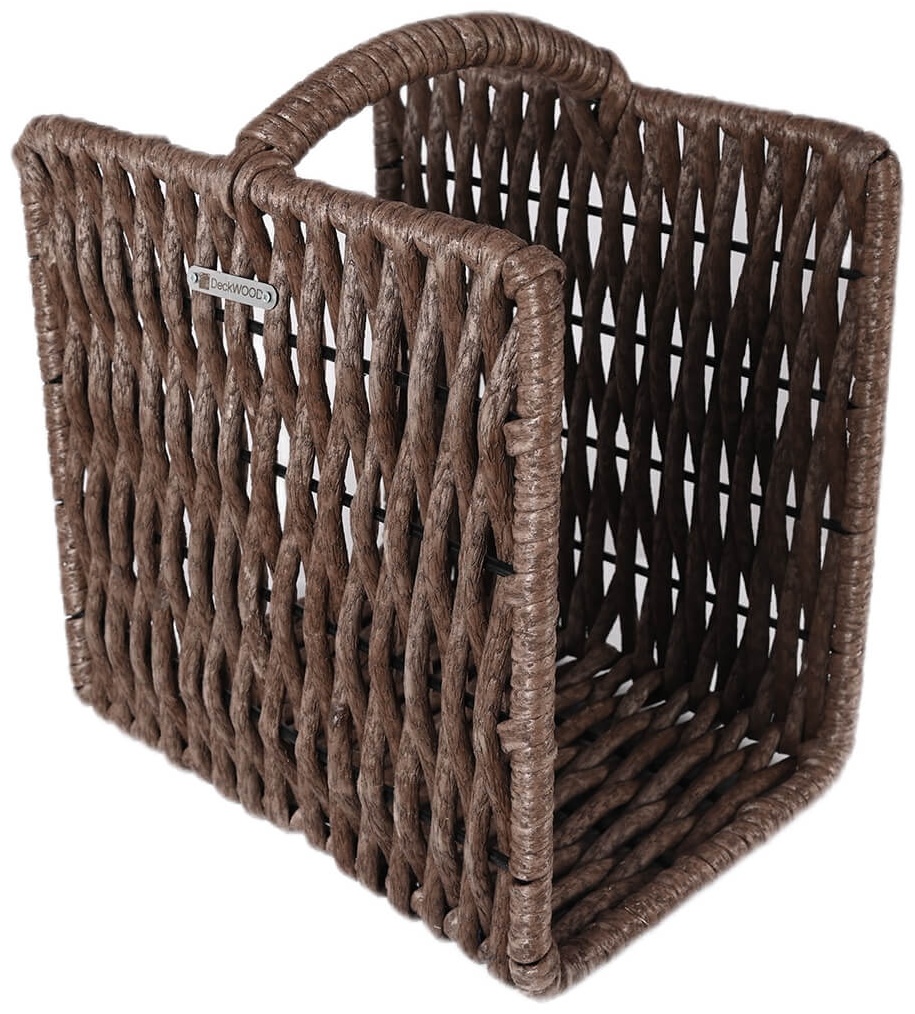 Корзина-дровница прямоугольная (цв. черный) DeckWOOD - артикул K0000319007