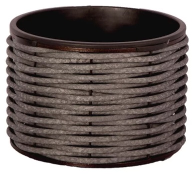 Вазон плетеный коричневый  670/400мм/90л  DeckWOOD - артикул K0000318962