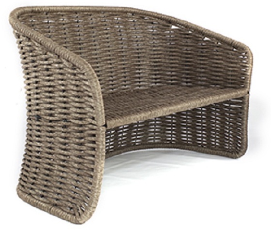 Диван плетеный  двойной DeckWOOD Nova v1 (коричневый)(без подушки) - артикул K0000318999