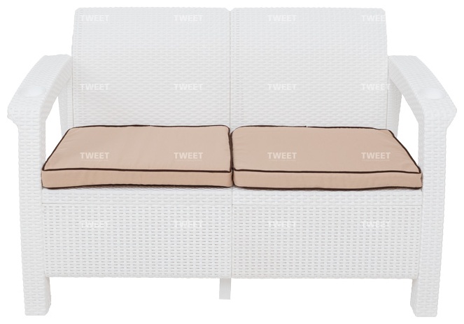 Диван 2х местный Tweet Love Seаt  Цвет белый - артикул K0000319032
