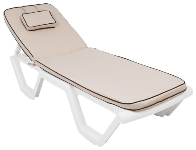 Матрац 71*57/113*57 с вертикальной подушкой Nilo бежевый - артикул K0000319081