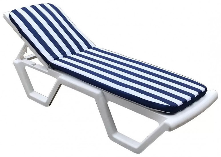 Матрац для шезлонга Tweet бело-синий, - артикул K0000319086