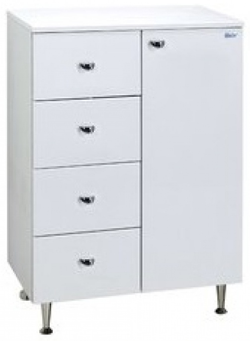 Комод "Крит" 60 см, 1 дверь, 4 ящика (Lindis) - артикул K0000042329