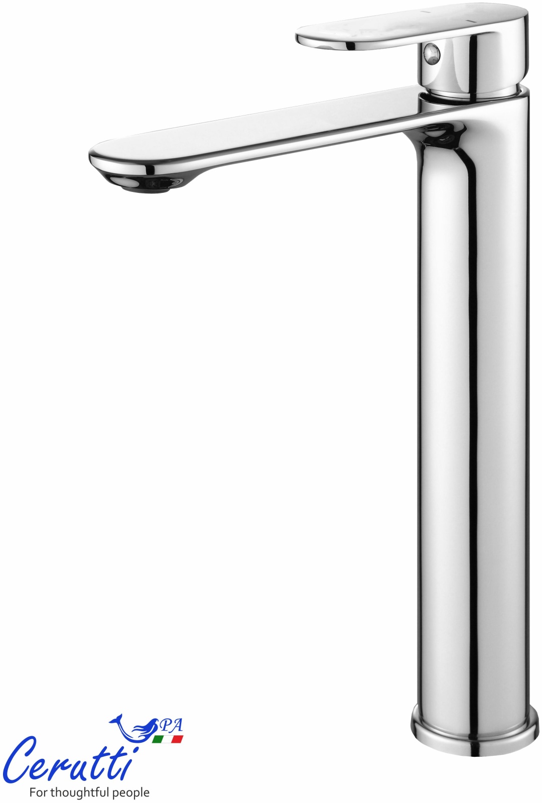 Орацио XL (ORAZIO XL) высокий смеситель для раковины из латуни, цвет ХРОМ, Ceruttispa - артикул K0000327548