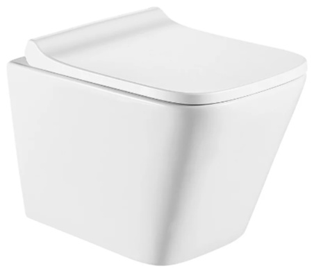 Унитаз Veconi Pulito Арт. VCN2-49R (безободковый,сис-ма Rimless,микролифт) 490x340x365, белый глянец - артикул K0000216279