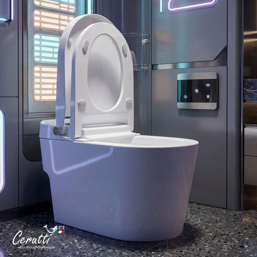 AFRA Smart унитаз напольный (680*440*395), smart сиденье с дистанционным управлением Ceruttispa - артикул K0000327515
