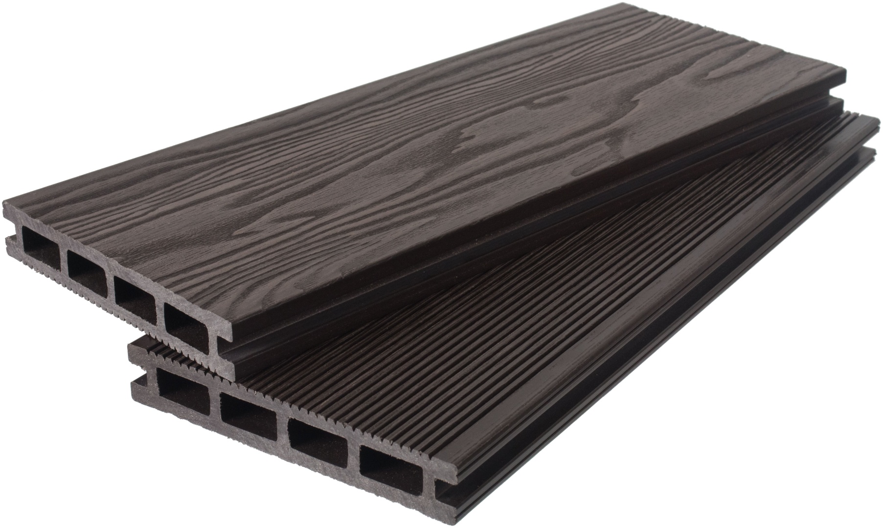 Террасная доска 3Dmicro TalverWood 150*25*6000 Венге браш. двусторон. (3D/вельвет)м.п - артикул K0000319240