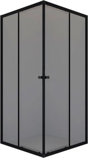 ДО CH Shape 2 99, тонированное стекло, без поддона, графит, черный (в ящике) - артикул K0000341935