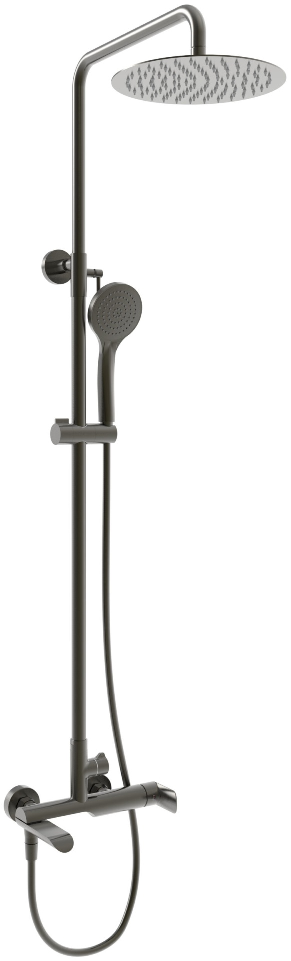 Душевая система RUBINETA Olo+Ultra-10 (SW) (Graphite) (DV3/4) 625151 - артикул K0000342365