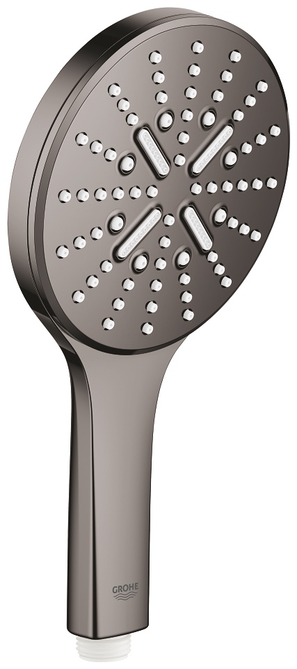 Rainshower SmartActive 130 Ручной душ, круглый, 3 режима струи, 9.5 л/мин, цвет: темный графит, глянец - артикул K0000343555