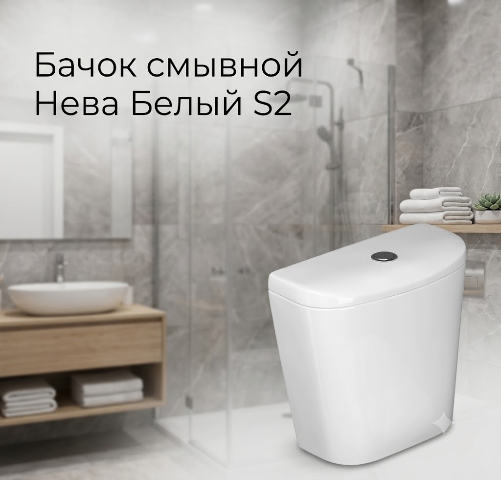 Бачок смывной Нева Белый S2 - артикул K0000342921