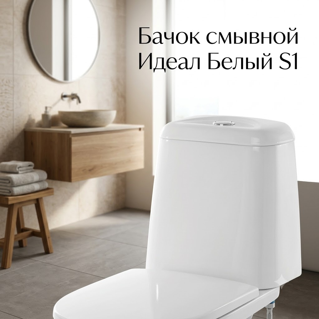 Бачок смывной Идеал Белый S1 - артикул K0000342924