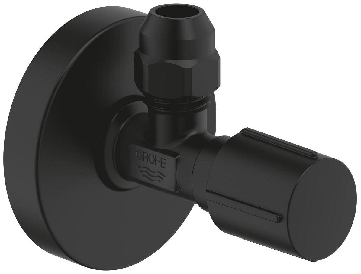 Вентиль угловой 1/2x3/8 для подключения смесителей, черный Grohe 22074KF0 - артикул K0000344530
