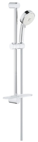 Душевой гарнитур 600, 3 вида струи, с полочкой, хром Grohe Tempesta Cosmopolitan 27576002 - артикул K0000344564