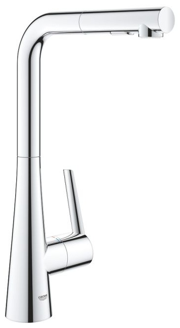 Смеситель для кухни, выдвижной излив, хром Grohe Zedra 32553002 - артикул K0000344644
