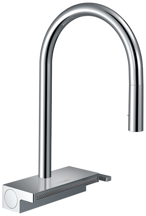 Cмеситель для кухни, с вытяжным душем, хром Hansgrohe Aquno Select M81 73837000 - артикул K0000344706