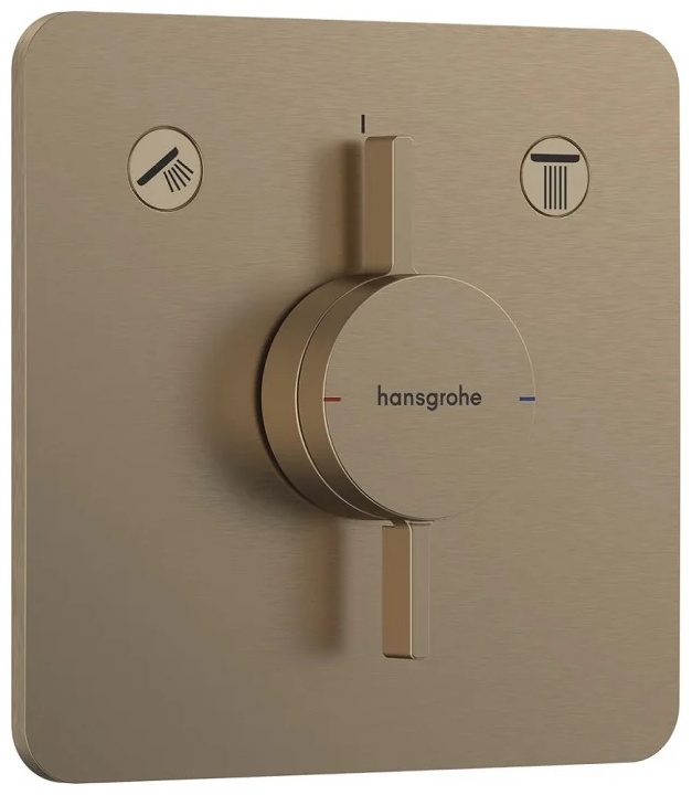 Смеситель для душа, встраиваемый, бронза Hansgrohe DuoTurn Q 75414140 - артикул K0000344806