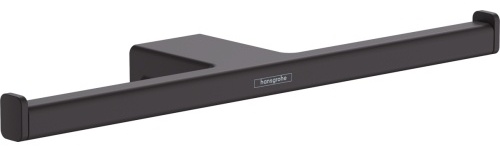 Держатель туалетной бумаги, двойной, черный Hansgrohe AddStoris 41748670 - артикул K0000316720