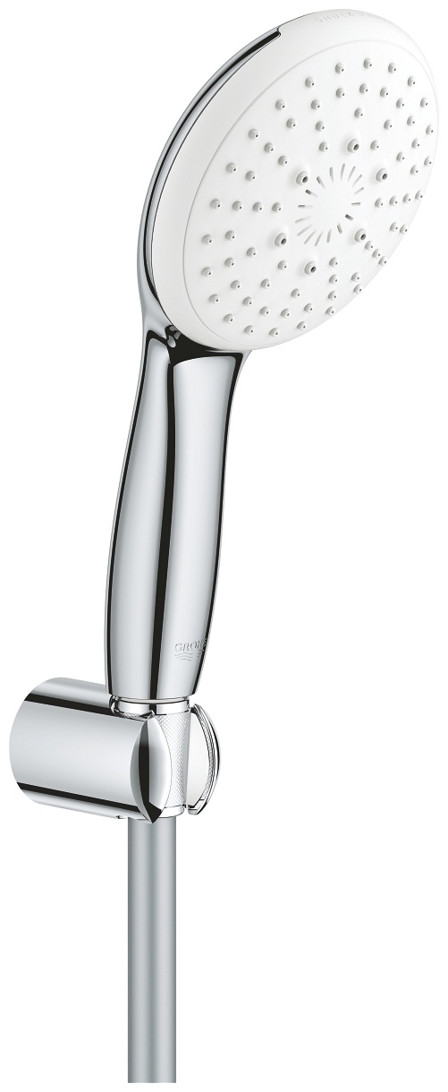 Ручной душ с держателем и шлангом, 3 вида струи, хром Grohe Tempesta 110 27849003 - артикул K0000316476