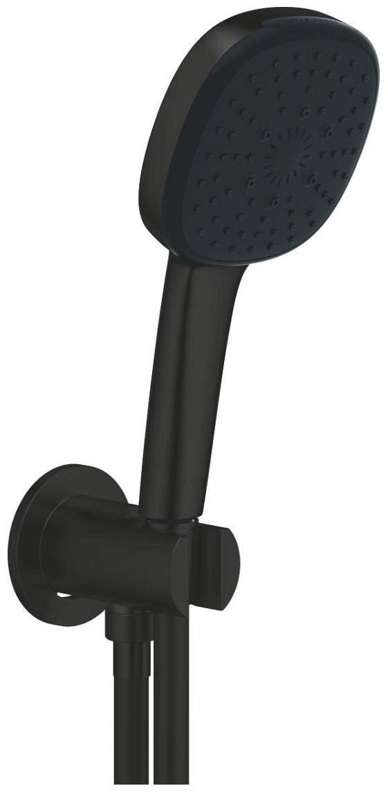 Ручной душ с держателем и шлангом, черный Grohe Tempesta Cube 110 269102433 - артикул K0000316480