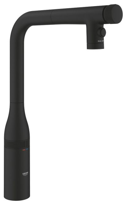 Смеситель для кухни, черный фантомный Grohe Essence SmartControl 31892KF0 - артикул K0000316557