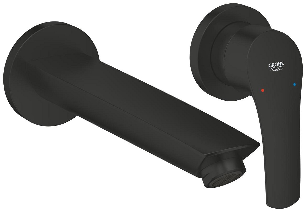 Смеситель для раковины на 2 отверстия, черный Grohe Eurosmart 293382433 - артикул K0000316561