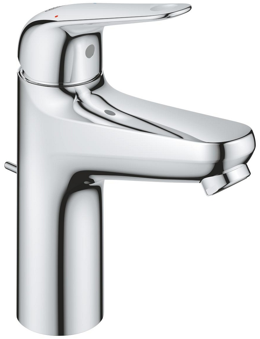 Смеситель для раковины с донным клапаном, размер M, хром Grohe Euroeco 24265001 - артикул K0000316570