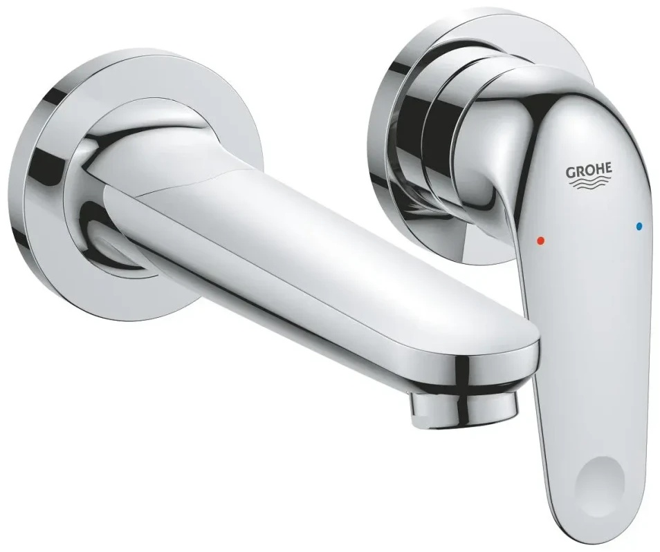 Смеситель для раковины, на 2 отверстия, хром Grohe Euroeco 24274001 - артикул K0000316599