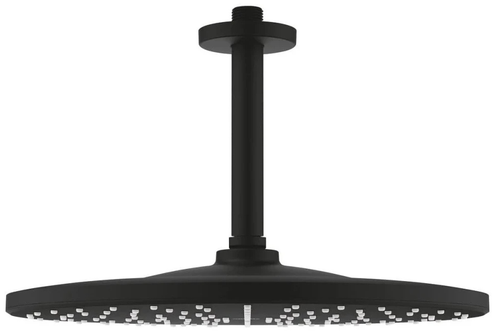 Верхний душ с кронштейном 142, черный Grohe Rainshower 310 22122KF0 - артикул K0000316358
