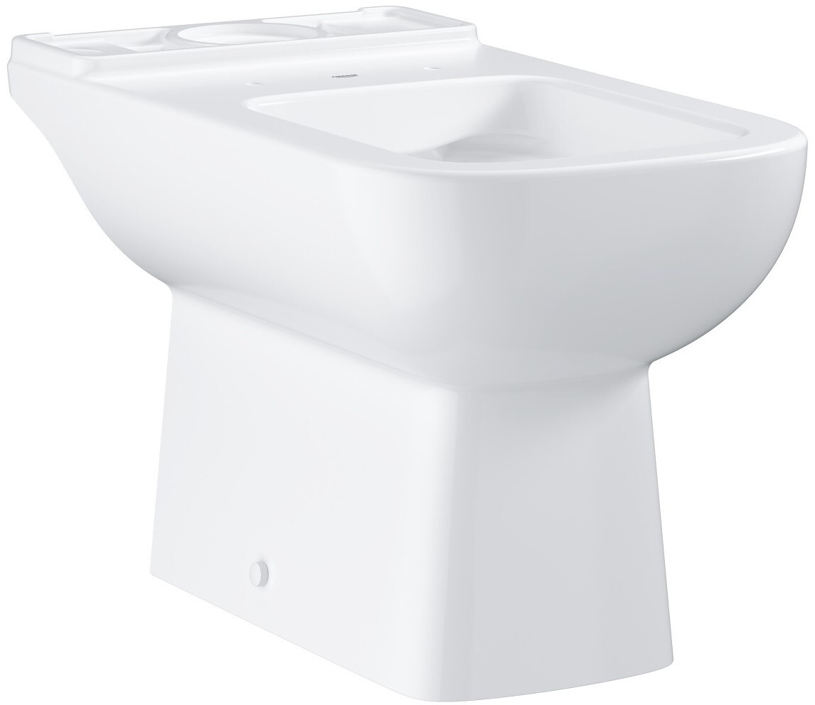 Унитаз напольный, приставной, безободковый, альпин-белый Grohe BauEdge Ceramic 39811000 - артикул K0000344650