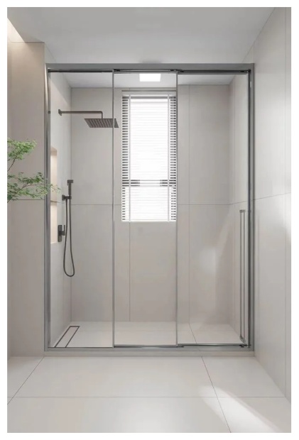 Душ. дверь Veconi Prato Aрт. PR3/L-100-01-CH-C4 Сткл проз./8 мм (980-1000/2000,хром. лев. 2коробки) - артикул K0000232826